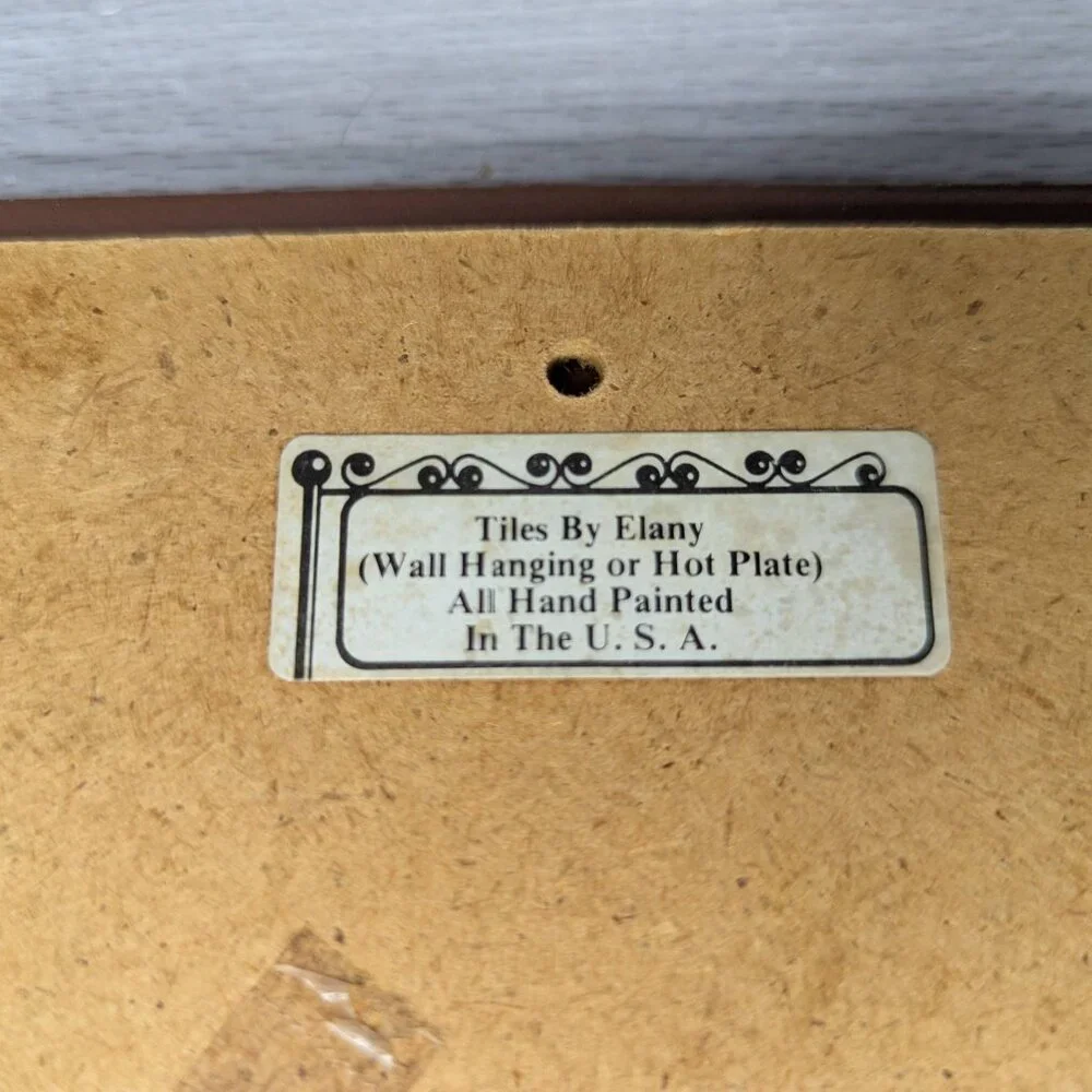 Cardinal Tile by Elany Wall Hanging or Hot Plate- Hand Painted 6
